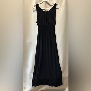Black maxi dress